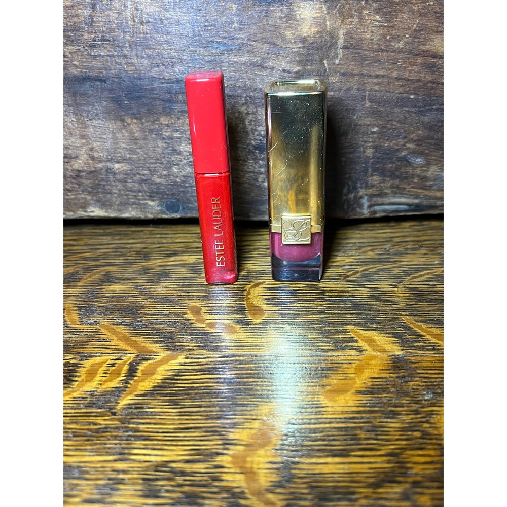 Estee Lauder RETIRED Pure Color Gloss 88 Rubellite &  360 Wicked Apple Duo NOS